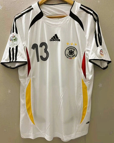 Germany 06/07 Home Retro Shirt - BALLACK #10 (+Patches)