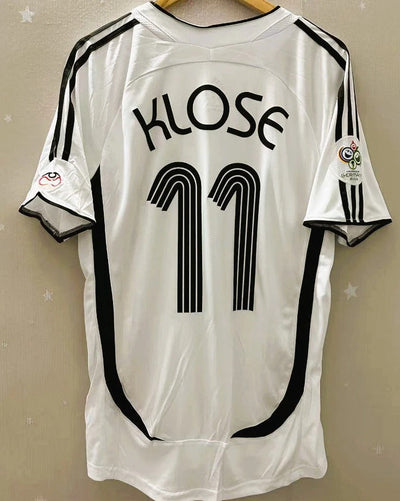 Germany 06/07 Home Retro Shirt - KLOSE #11 (+Patches)